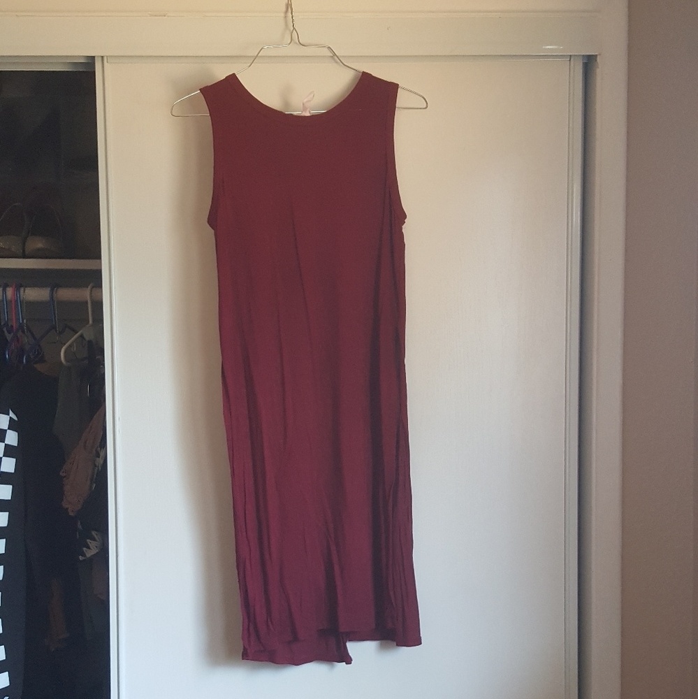 Short sleeve top with slit sides